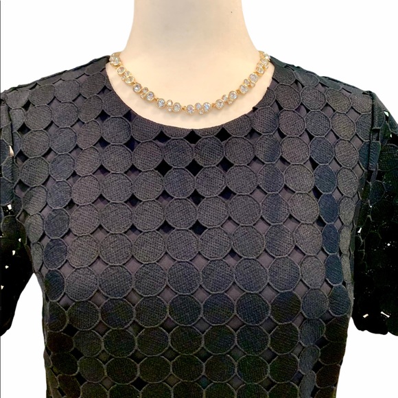 Banana Republic NWT navy circle sheath dress sz 4 - Picture 4 of 12